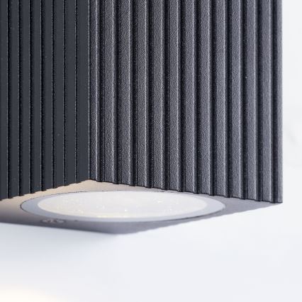Brilliant - Applique da esterno JELANI 2xGU10/10W/230V IP44 nero