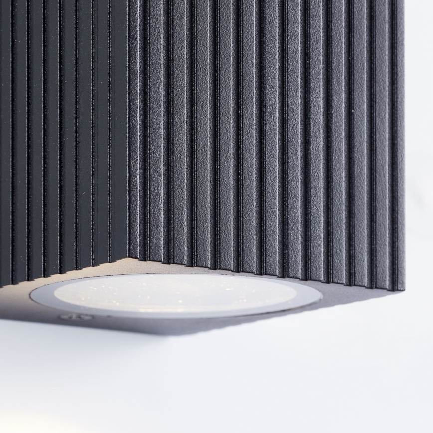 Brilliant - Applique da esterno JELANI 2xGU10/10W/230V IP44 nero