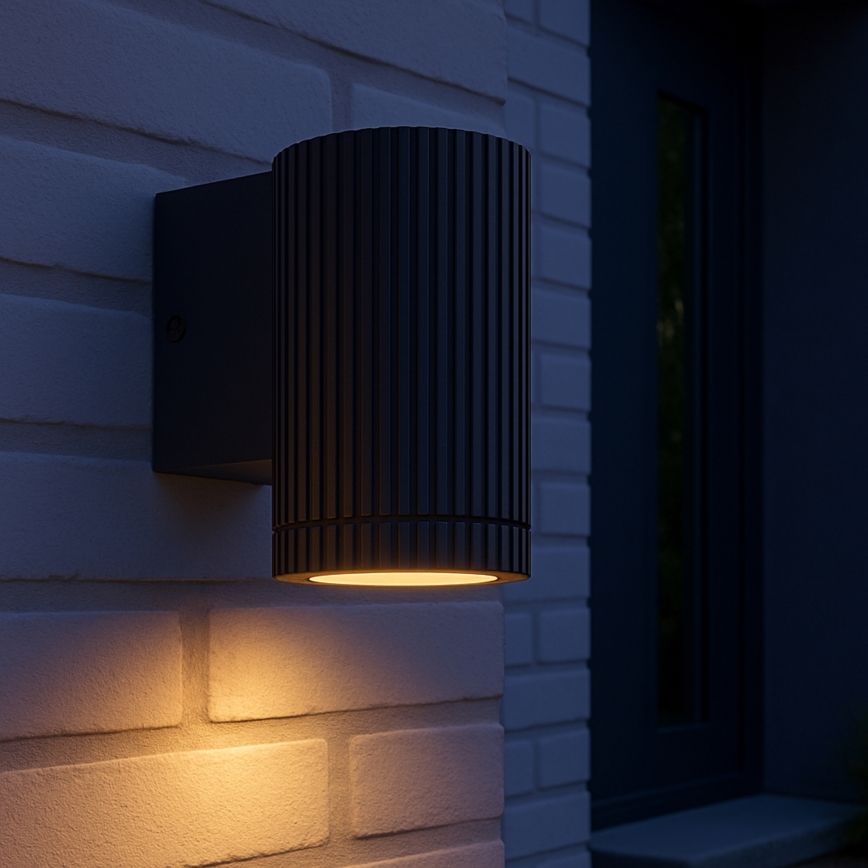 Brilliant - Applique da esterno KEOLA 1xGU10/10W/230V IP44 nero