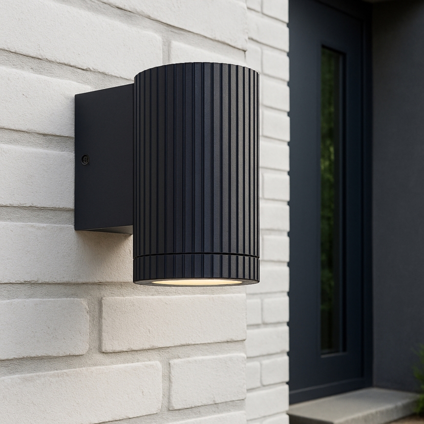 Brilliant - Applique da esterno KEOLA 1xGU10/10W/230V IP44 nero