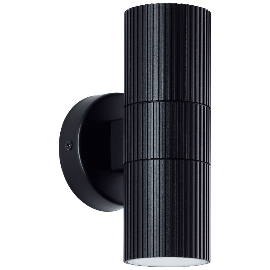 Brilliant - Applique da esterno KEOLA 2xGU10/10W/230V IP44 nero