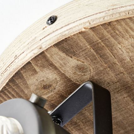 Brilliant - Faretto CARMEN WOOD 3xGU10/5W/230V eucalipto