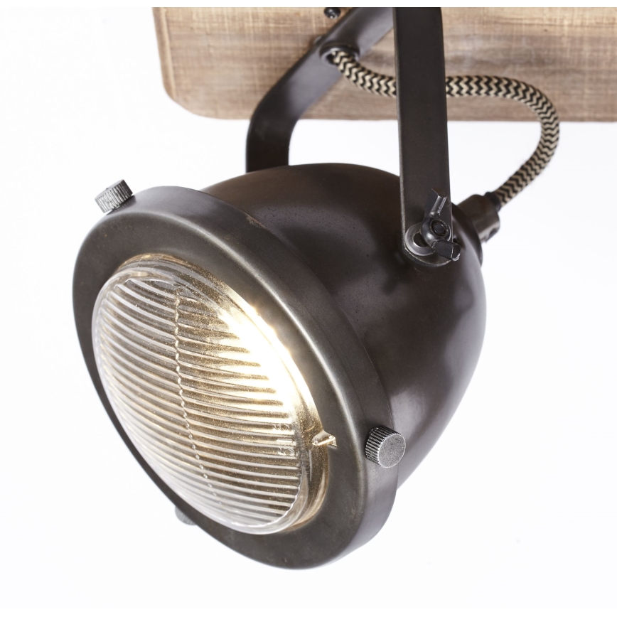 Brilliant - Faretto CARMEN WOOD 4xGU10/5W/230V eucalipto