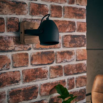 Brilliant - Faretto da parete CROWTON 1xGU10/6W/230V pino