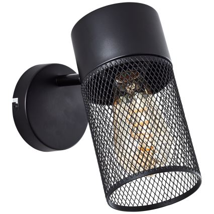 Brilliant - Faretto da parete KAMOLO 1xE27/40W/230V nero