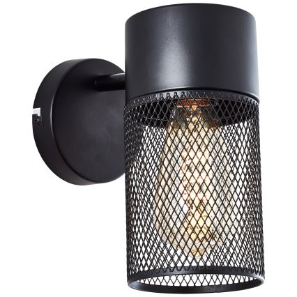 Brilliant - Faretto da parete KAMOLO 1xE27/40W/230V nero
