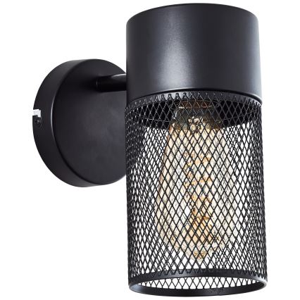 Brilliant - Faretto da parete KAMOLO 1xE27/40W/230V nero