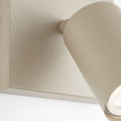 Brilliant - Faretto da parete LED JELLO 1xGU10/5W/230V beige