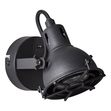 Brilliant - Faretto da parete orientabile JESPER 1xGU10/5W/230V nero