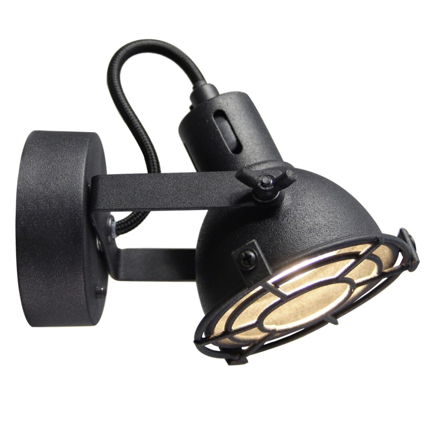 Brilliant - Faretto da parete orientabile JESPER 1xGU10/5W/230V nero