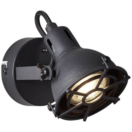 Brilliant - Faretto da parete orientabile JESPER 1xGU10/5W/230V nero