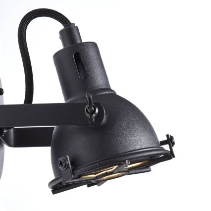 Brilliant - Faretto da parete orientabile JESPER 1xGU10/5W/230V nero