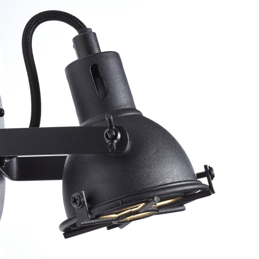 Brilliant - Faretto da parete orientabile JESPER 1xGU10/5W/230V nero