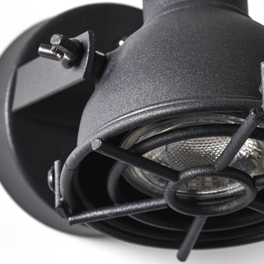 Brilliant - Faretto da parete orientabile JESPER 1xGU10/5W/230V nero