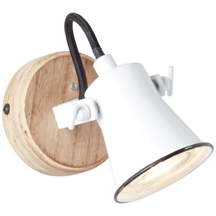 Brilliant - Faretto da parete SEED 1xGU10/5W/230V bianco/beige
