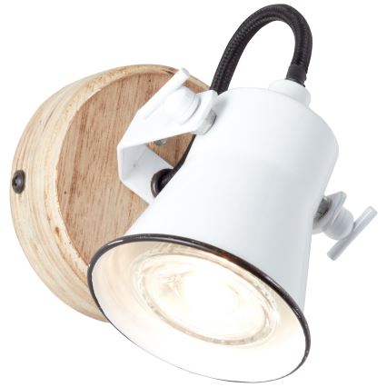 Brilliant - Faretto da parete SEED 1xGU10/5W/230V bianco/beige