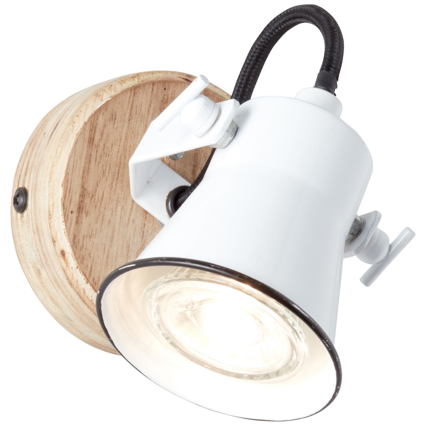 Brilliant - Faretto da parete SEED 1xGU10/5W/230V bianco/beige