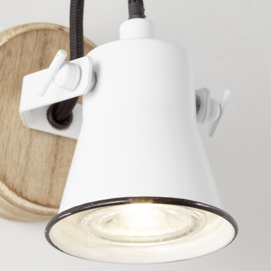 Brilliant - Faretto da parete SEED 1xGU10/5W/230V bianco/beige