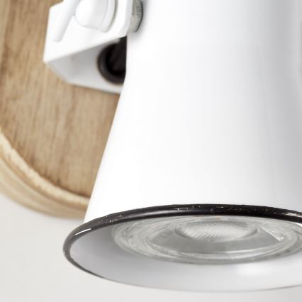 Brilliant - Faretto da parete SEED 1xGU10/5W/230V bianco/beige