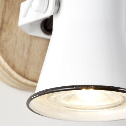 Brilliant - Faretto da parete SEED 1xGU10/5W/230V bianco/beige