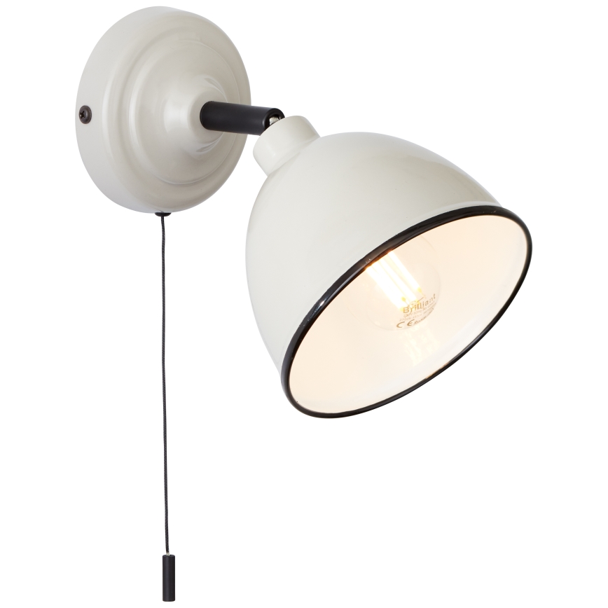Brilliant - Faretto da parete TELIO 1xE14/28W/230V grigio
