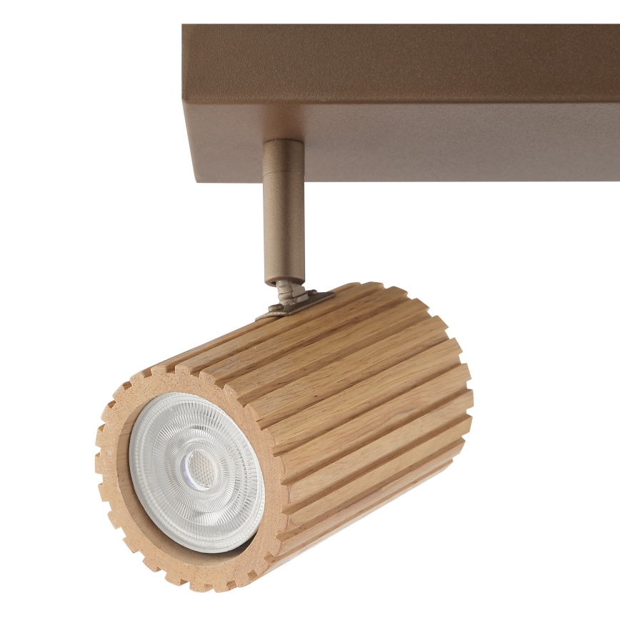 Brilliant - Faretto LAKEWOOD 4xGU10/10W/230V marrone
