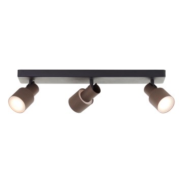 Brilliant - Faretto LED CADIZ 3xGU10/5W/230V bronzo