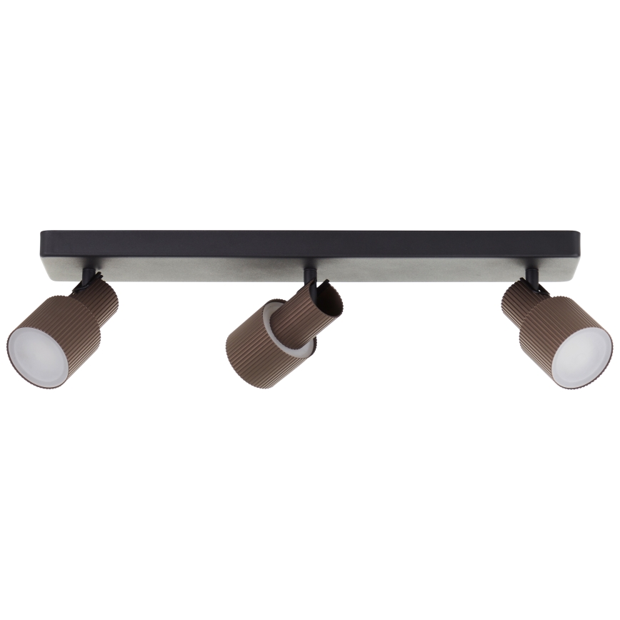 Brilliant - Faretto LED CADIZ 3xGU10/5W/230V bronzo