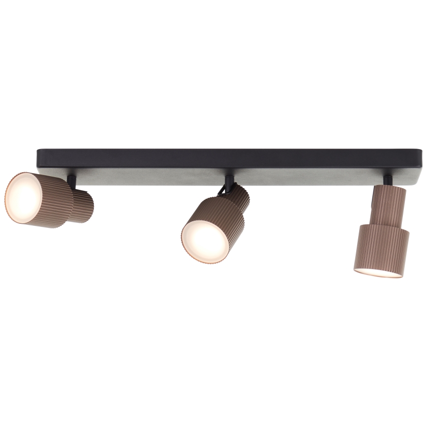 Brilliant - Faretto LED CADIZ 3xGU10/5W/230V bronzo