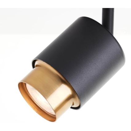 Brilliant - Faretto LED COVELO 3xGU10/5W/230V nero/oro
