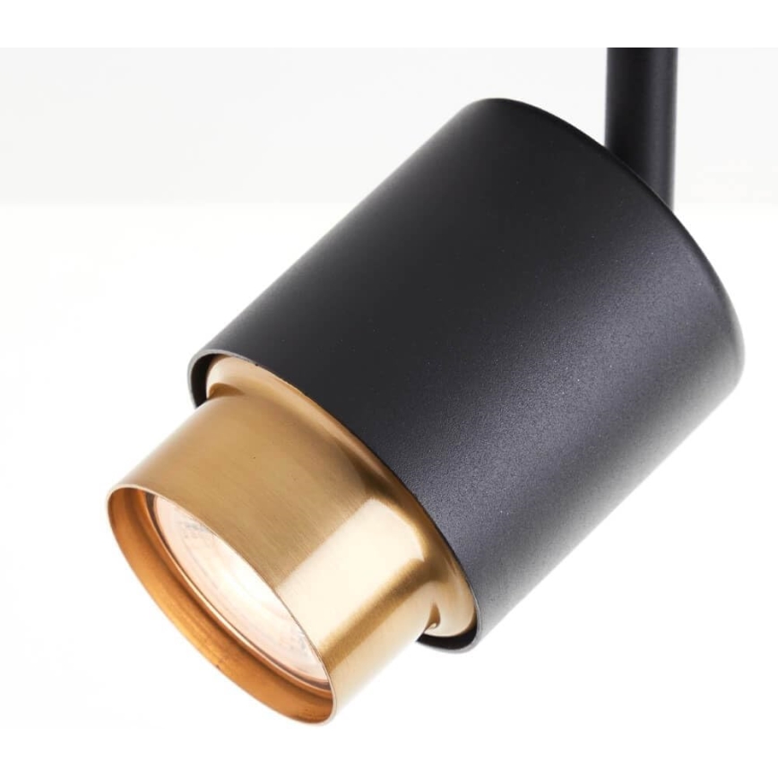 Brilliant - Faretto LED COVELO 3xGU10/5W/230V nero/oro
