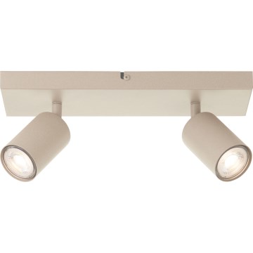 Brilliant - Faretto LED JELLO 2xGU10/5W/230V beige