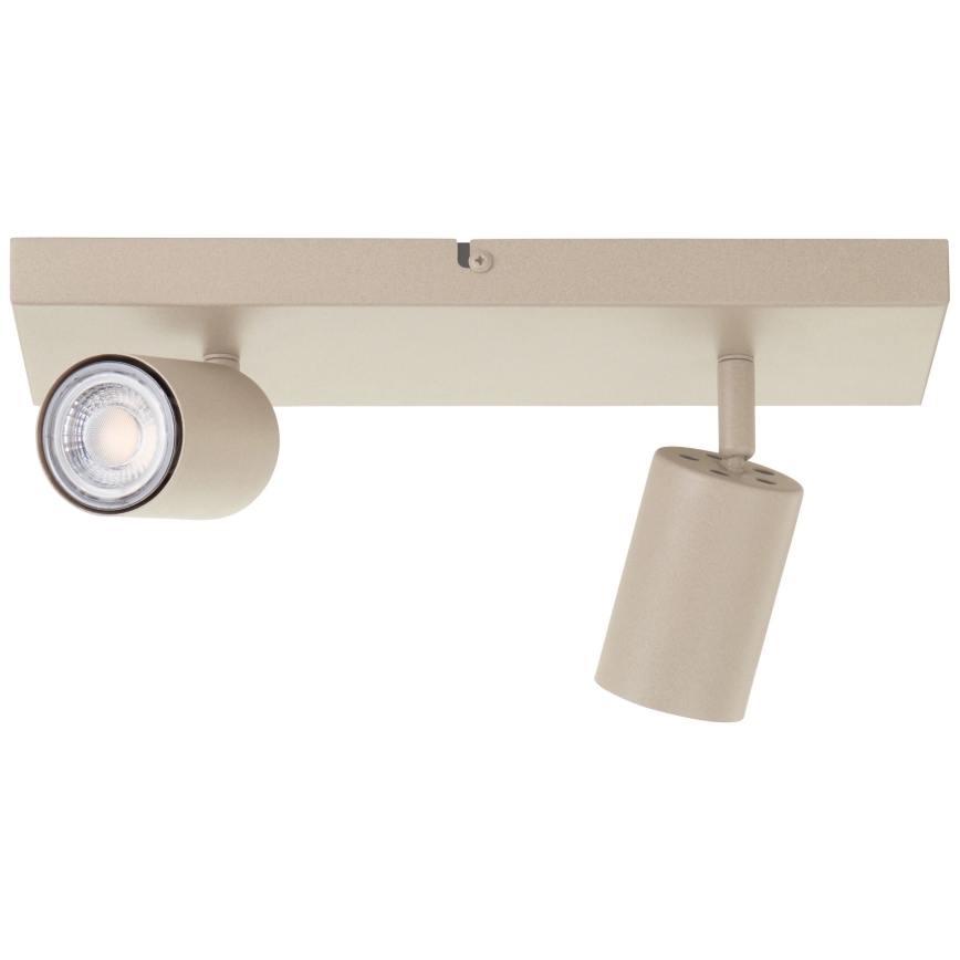 Brilliant - Faretto LED JELLO 2xGU10/5W/230V beige