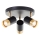 Brilliant - Faretto LED VIGOLO 3x GU10/5W/230V, nero/oro