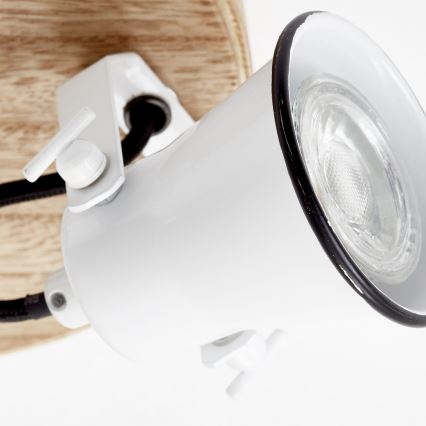 Brilliant - Faretto SEED 2xGU10/5W/230V bianco/beige