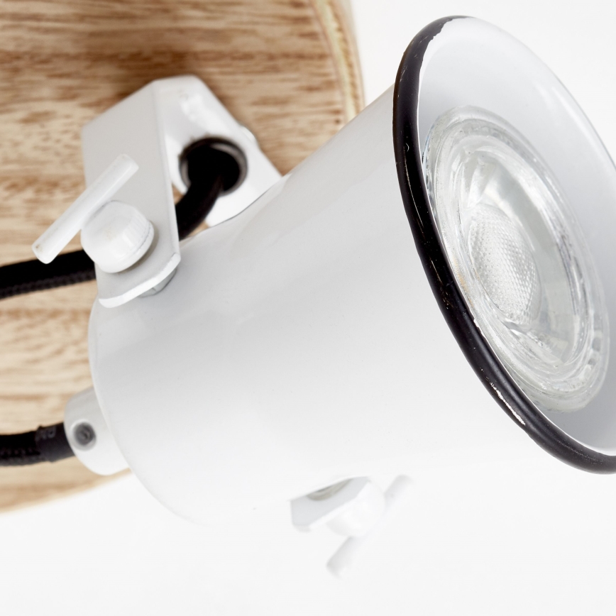 Brilliant - Faretto SEED 2xGU10/5W/230V bianco/beige