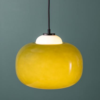 Brilliant - Lampada a sospensione su cavo BLOP 1xE27/60W/230V verde