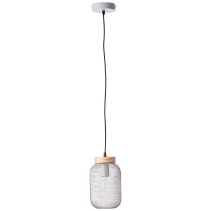 Brilliant - Lampada a sospensione su cavo GIADA 1xE27/40W/230V Ø 16 cm grigio
