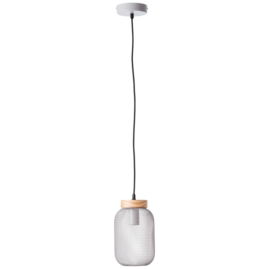 Brilliant - Lampada a sospensione su cavo GIADA 1xE27/40W/230V Ø 16 cm grigio