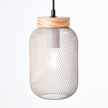 Brilliant - Lampada a sospensione su cavo GIADA 1xE27/40W/230V Ø 16 cm grigio