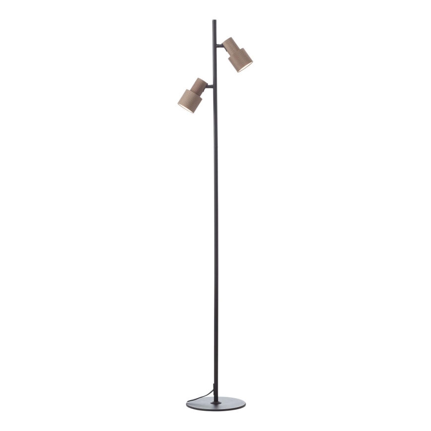 Brilliant - Lampada con piedistallo CADIZ 2xGU10/10W/230V bronzo