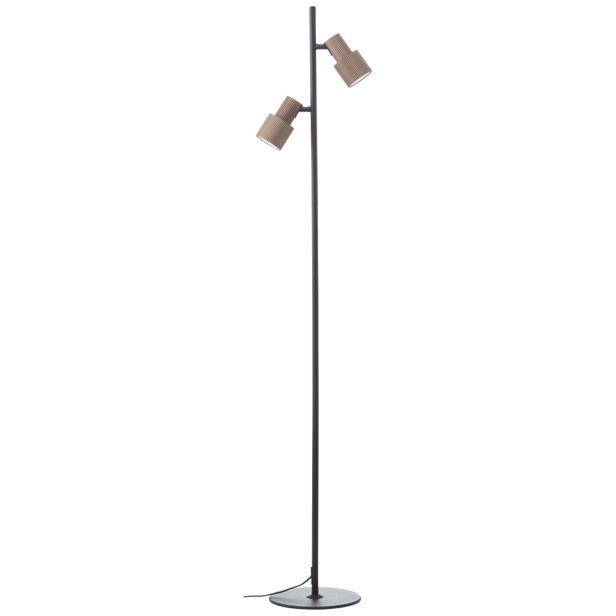 Brilliant - Lampada con piedistallo CADIZ 2xGU10/10W/230V bronzo