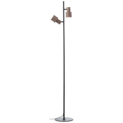 Brilliant - Lampada con piedistallo CADIZ 2xGU10/10W/230V bronzo
