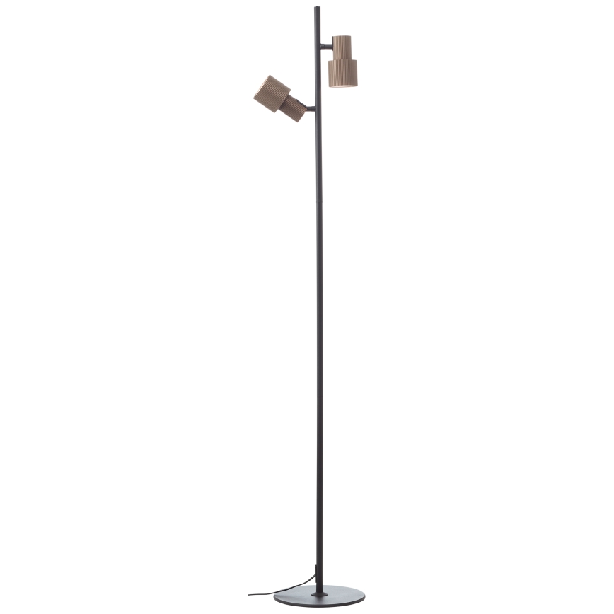 Brilliant - Lampada con piedistallo CADIZ 2xGU10/10W/230V bronzo