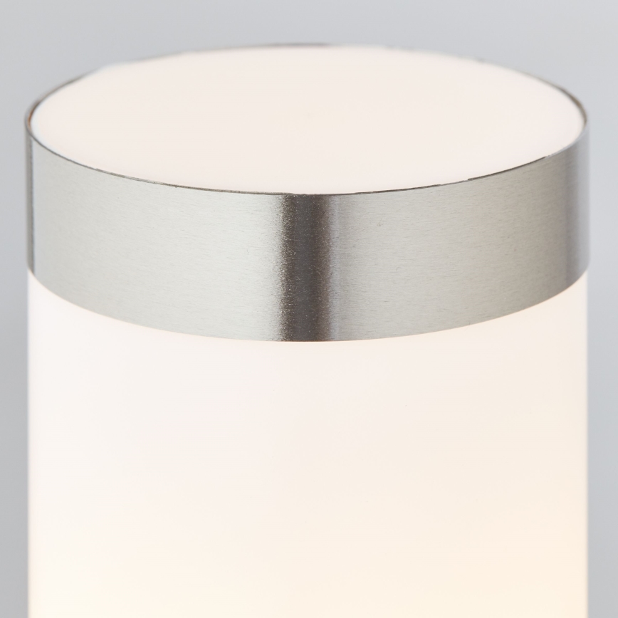 Brilliant - Lampada da esterno a LED con sensore LEIGH LED/0,9W/230V + 1xE27/11W 80 cm IP44 cromo lucido