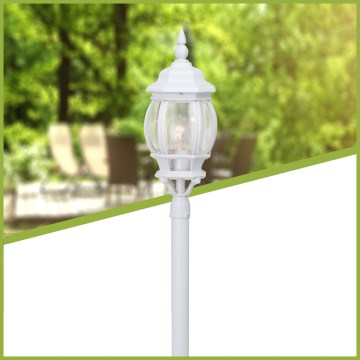 Brilliant - Lampada da esterno ISTRIA 1xE27/60W/230V 112 cm IP23 bianco