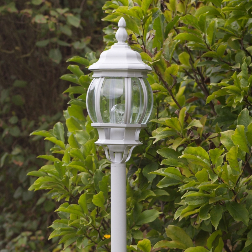 Brilliant - Lampada da esterno ISTRIA 1xE27/60W/230V 112 cm IP23 bianco