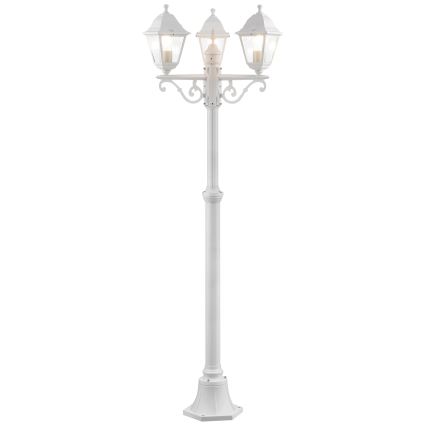 Brilliant - Lampada da esterno NISSIE 3xE27/60W/230V IP44 Bianca