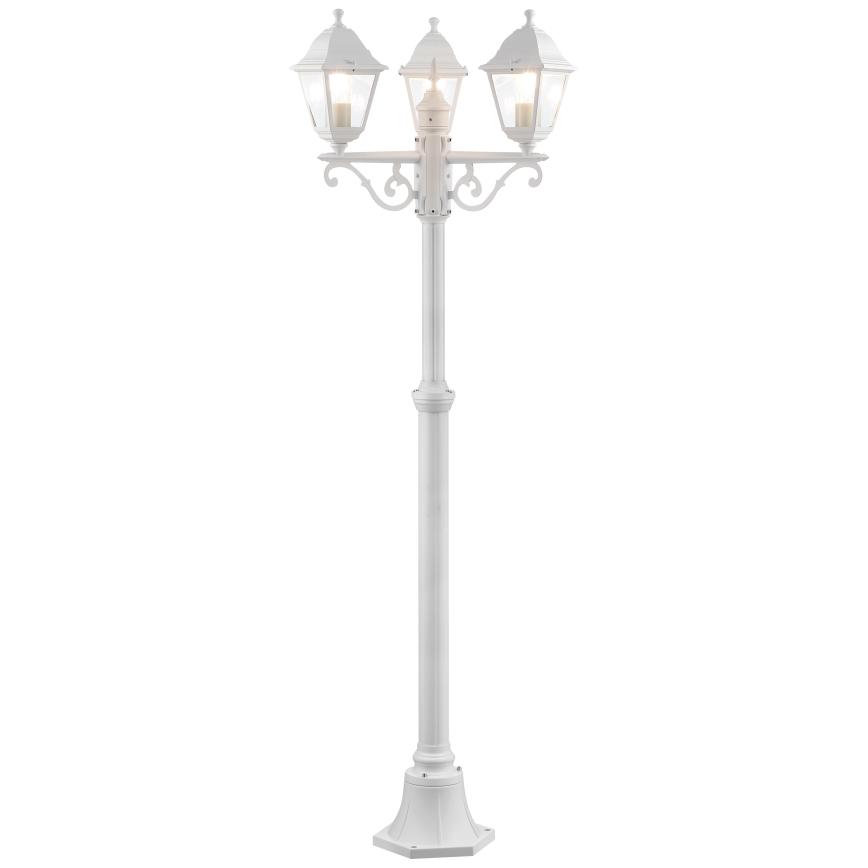 Brilliant - Lampada da esterno NISSIE 3xE27/60W/230V IP44 Bianca