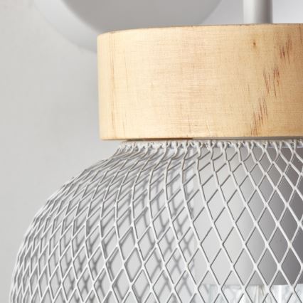 Brilliant - Lampada da parete GIADA 1xE27/40W/230V grigia